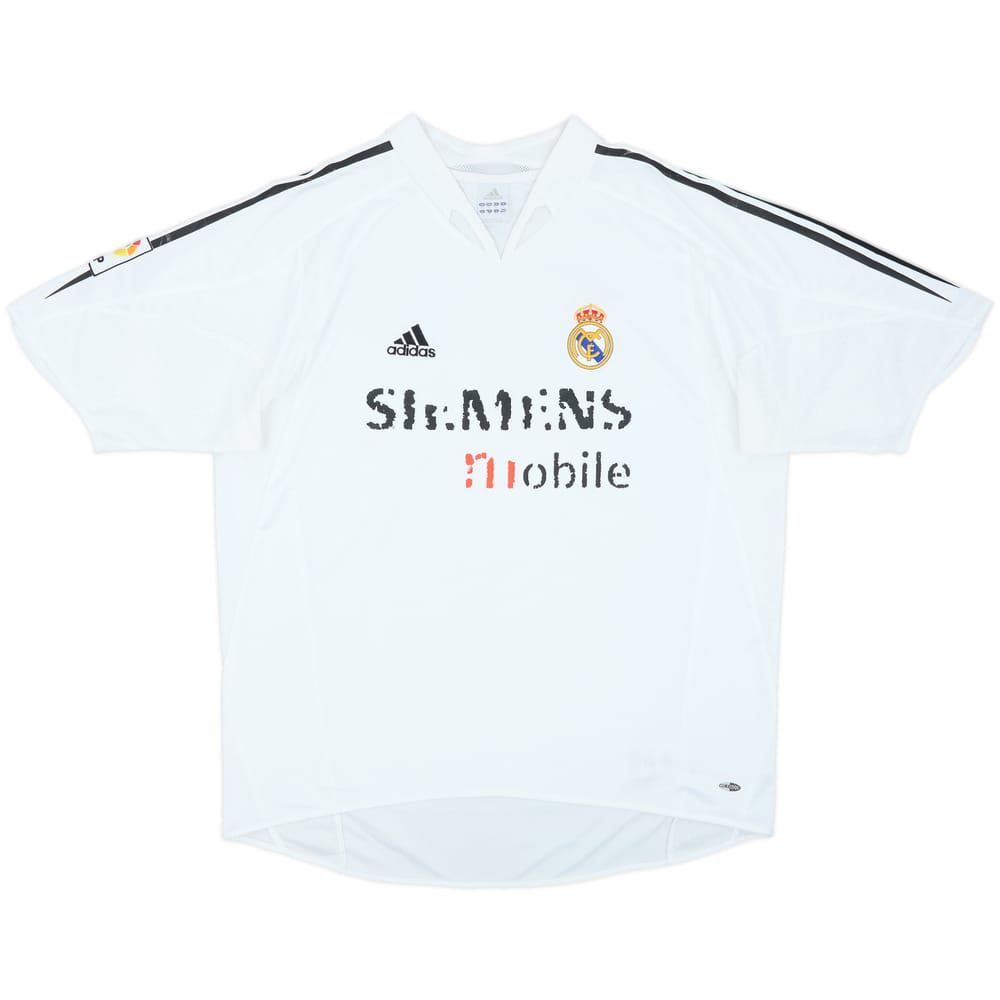 2004-05 Real Madrid Home Shirt - 4/10 - (XL)
