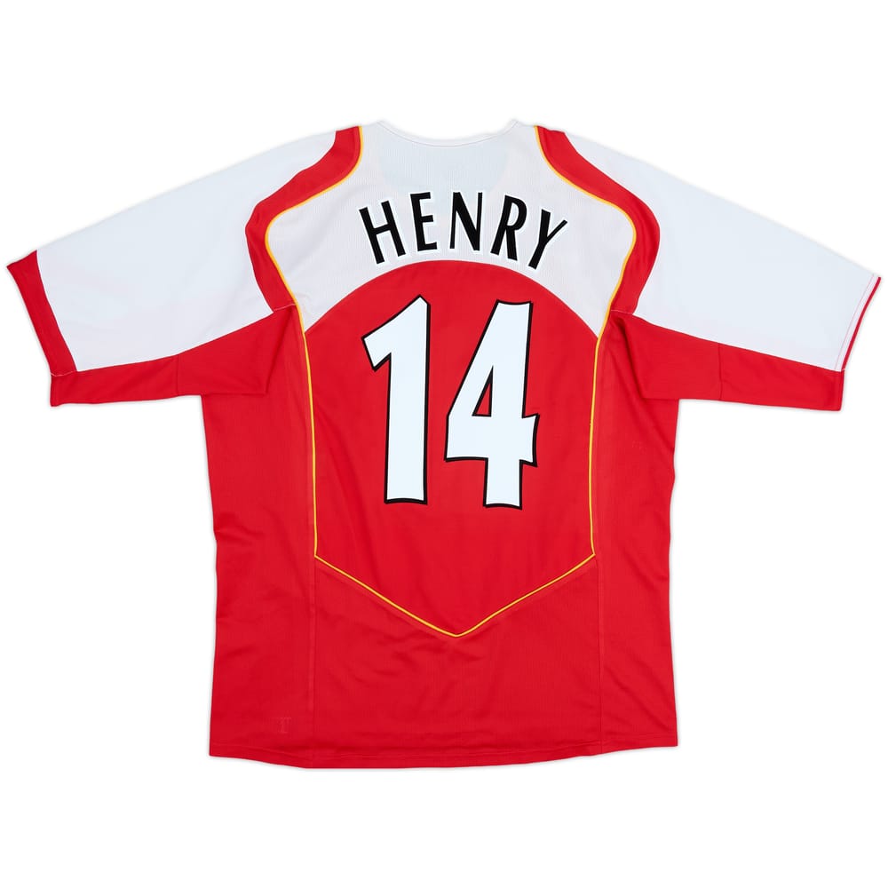 2004-05 Arsenal Home Shirt Henry #14 - 8/10 - (XL)