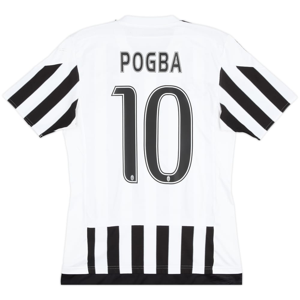 2015-16 Juventus Home Shirt Pogba #10 - 7/10 - (S)