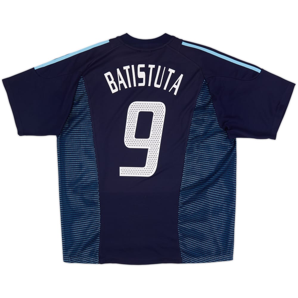 2002-04 Argentina Away Shirt Batistuta #9 - 10/10 - (XL)