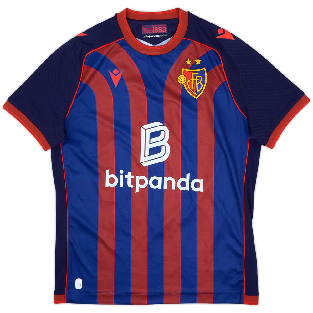 2025-26 FC Basel Home Shirt - 10/10 - (L)