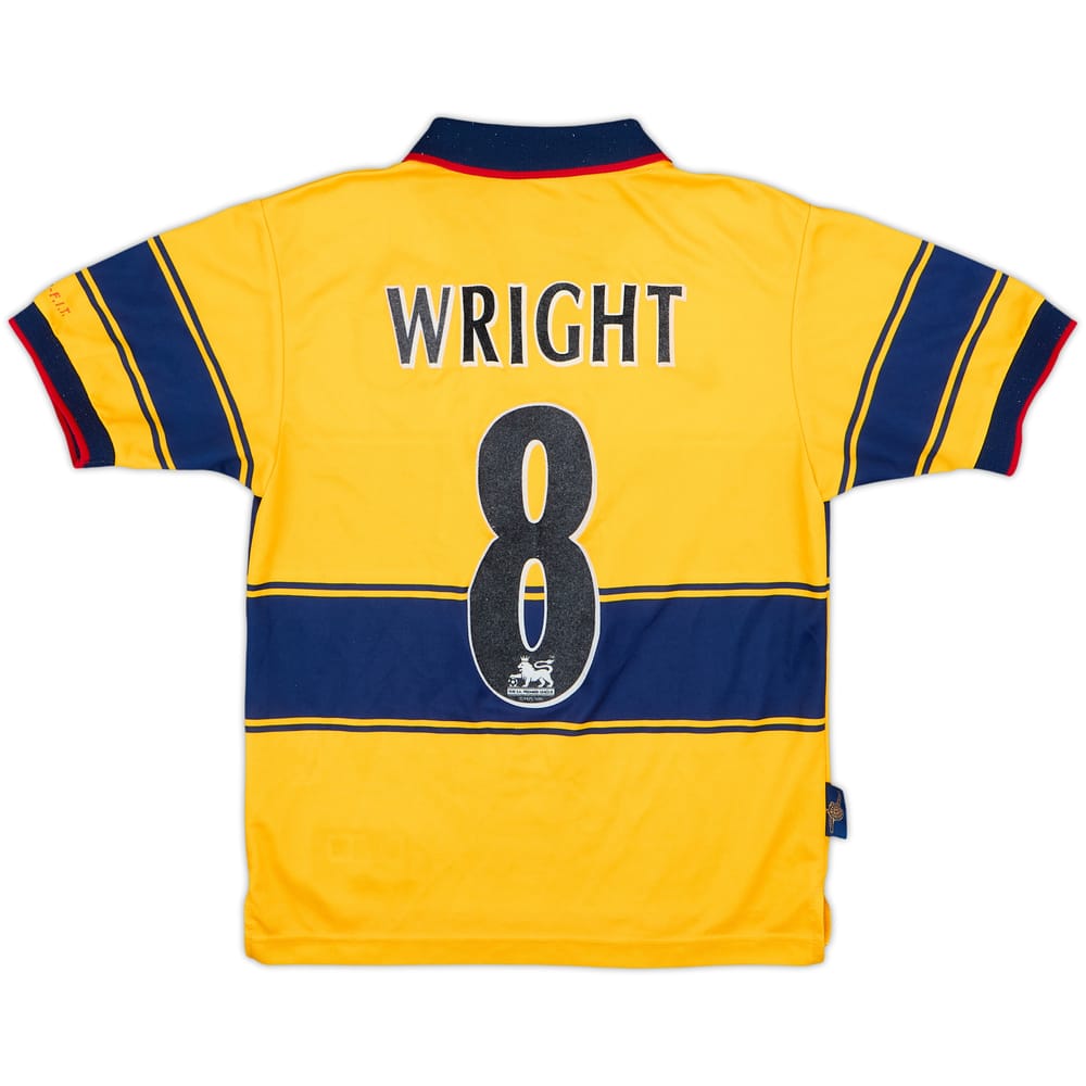 1997-99 Arsenal Away Shirt Wright #8 - 7/10 - (M.Boys)