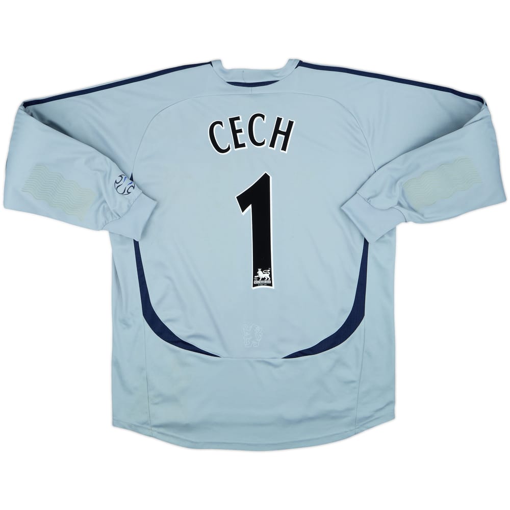Camiseta de portero del Chelsea 2007-08 Cech #1 - 8/10 - (XL)
