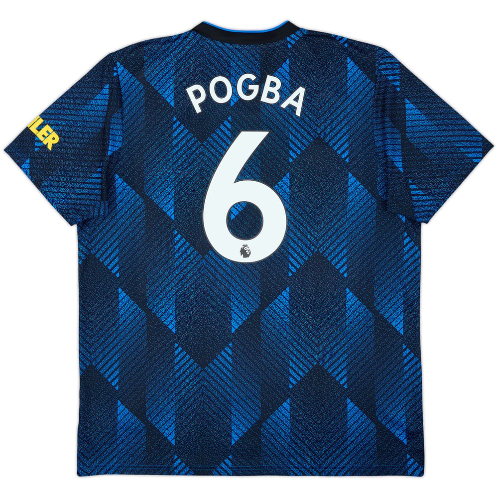 2021-22 Manchester United Third Shirt Pogba #6 - 8/10 - (XL)