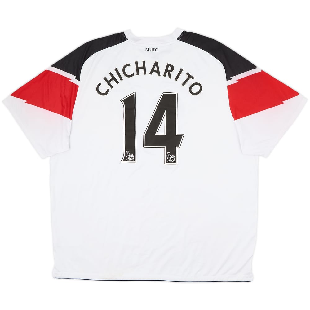 2010-12 Manchester United Away Shirt Chicharito #14 - 6/10 - (XXL)