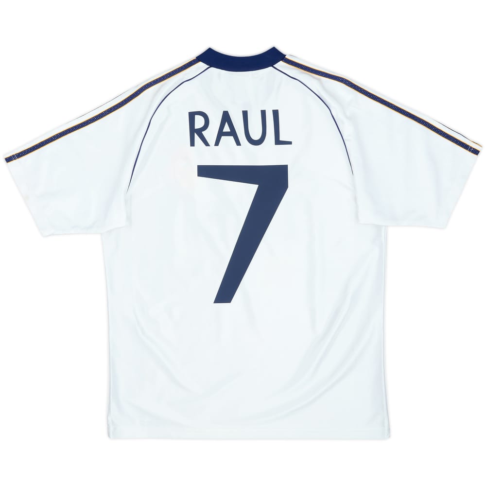 Camiseta de local del Real Madrid 1998-00 Raul #7 - 6/10 - (15-16 Años)