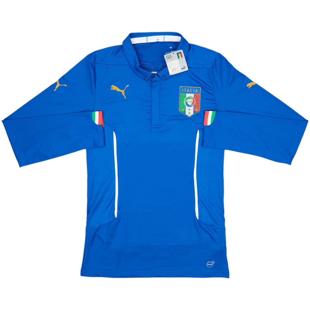 2014-15 Italy Authentic Home L/S Shirt (XL)