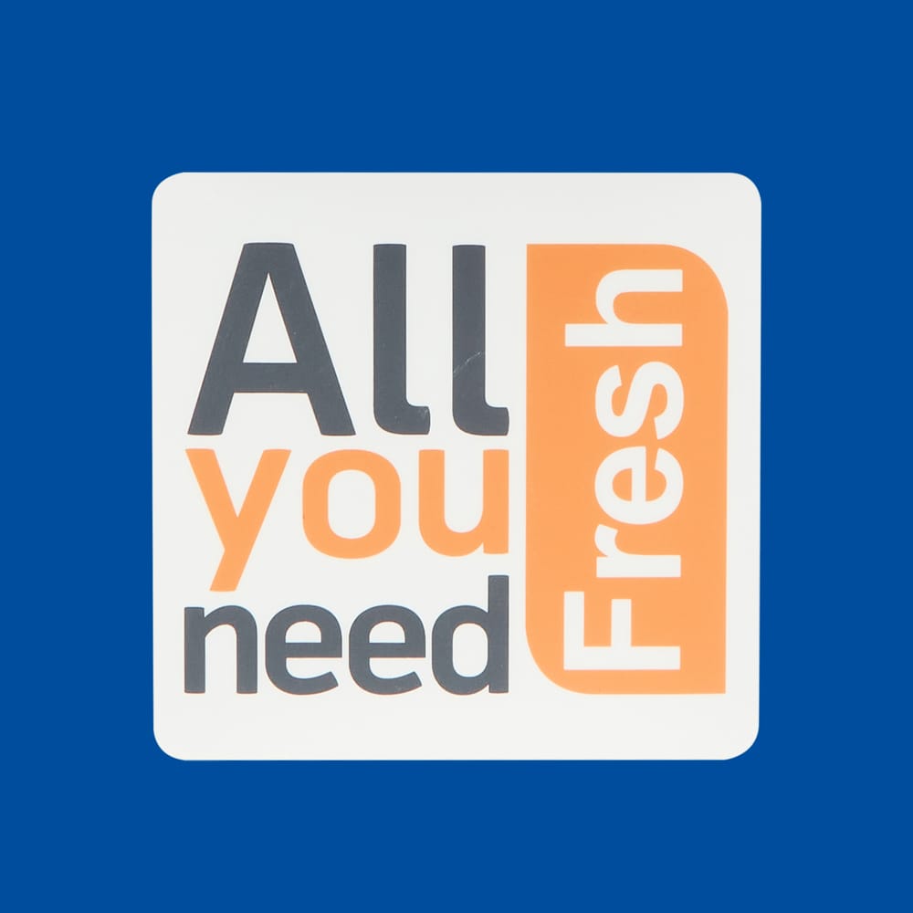 2017-19 Schalke 'All You Need Fresh' Player Issue Sleeve Sponsor