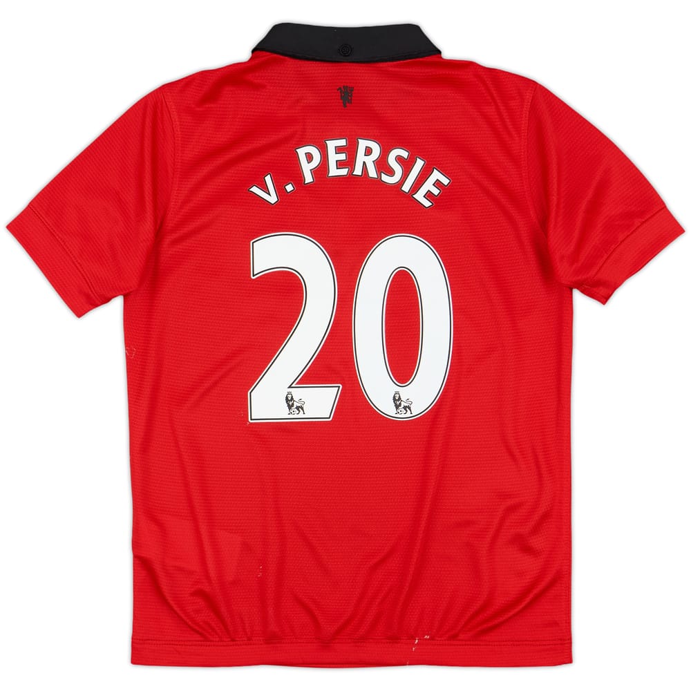 2013-14 Manchester United Home Shirt V.Persie #20 - 9/10 - (S.Boys)