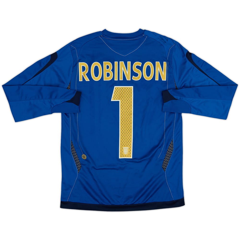2006-08 England GK Shirt Robinson #1 - 6/10 - (L.Boys)
