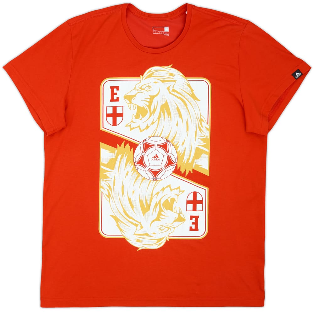 2015-16 England adidas Graphic Tee - 6/10 - (L)