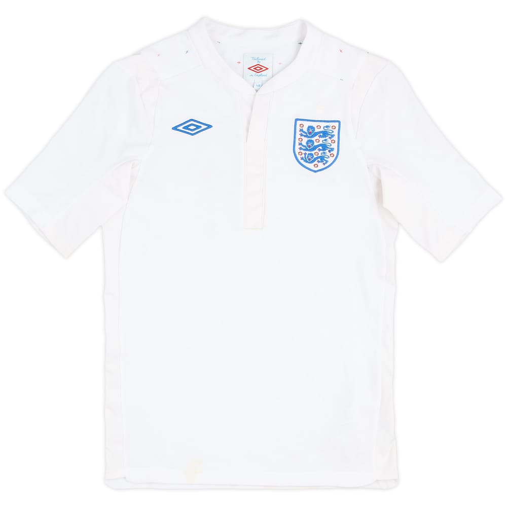 2010-11 England Home Shirt - 5/10 - (M.Boys)