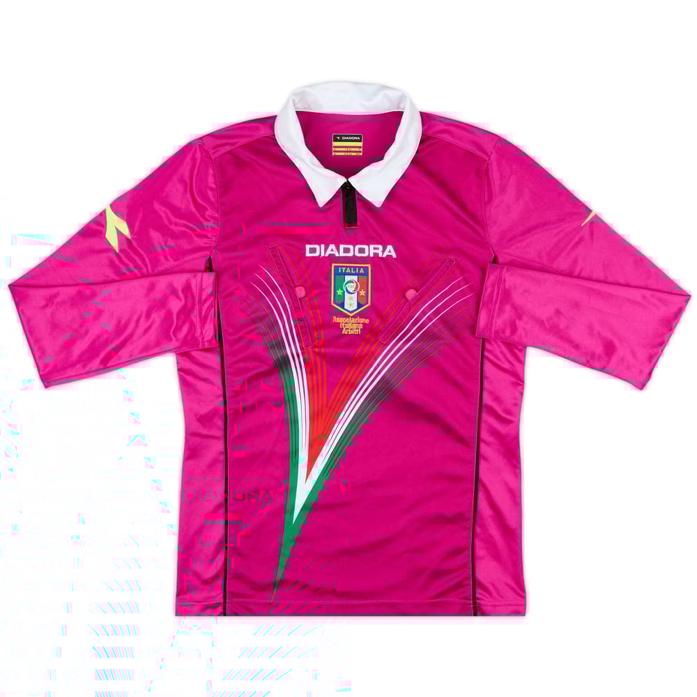 2012-13 Italy Diadora Referee L/S Shirt - 9/10 - (XS)
