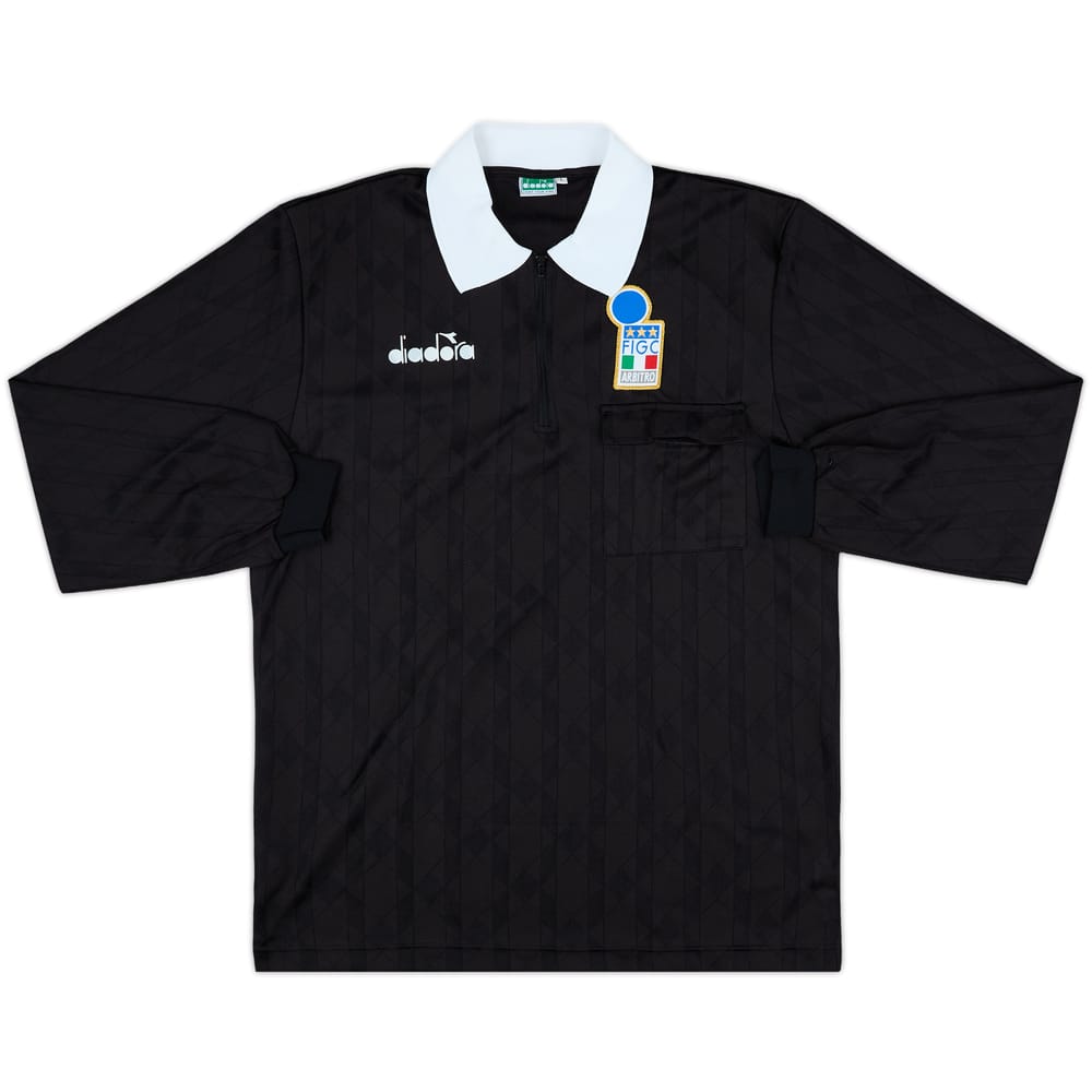 1990s Italy FIGC Diadora Referee L/S Shirt - 10/10 - (L)