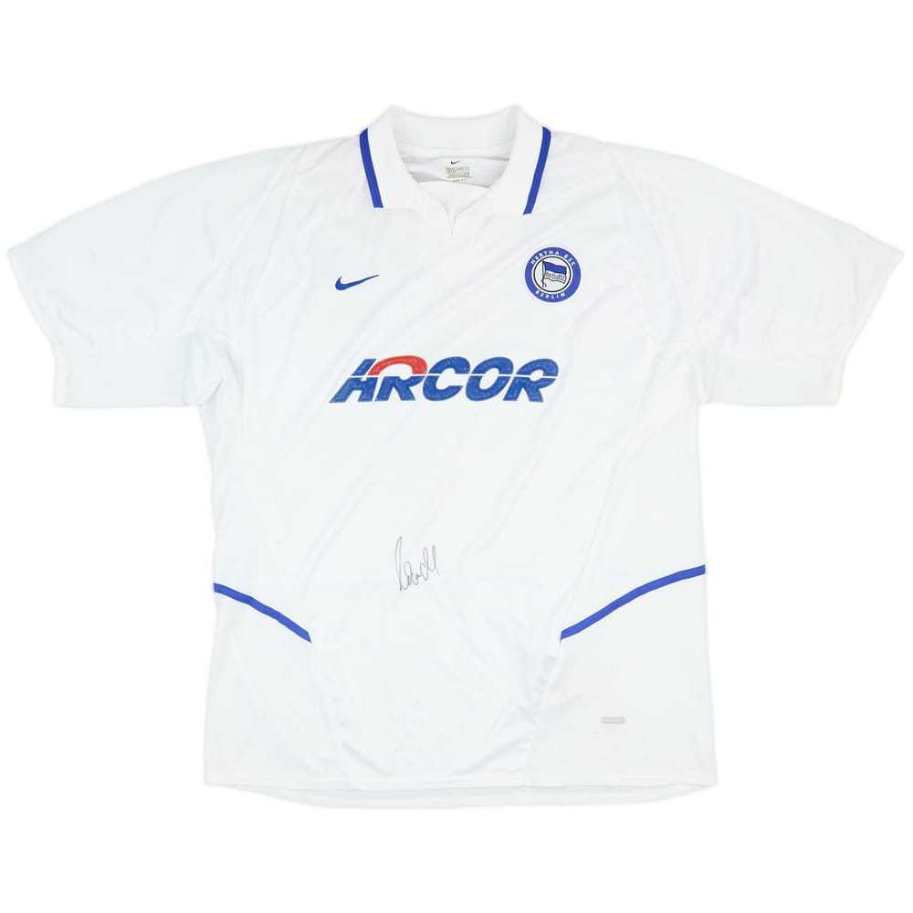 2002-04 Hertha Berlin Signed Away Shirt - 7/10 - (XXL)