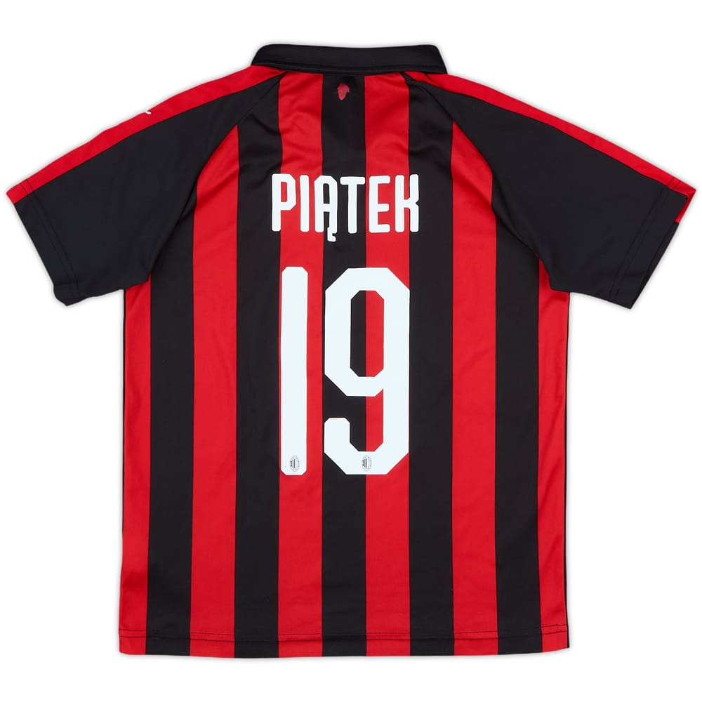 2018-19 AC Milan Home Shirt Piatek #19 - 8/10 - (M.Boys)