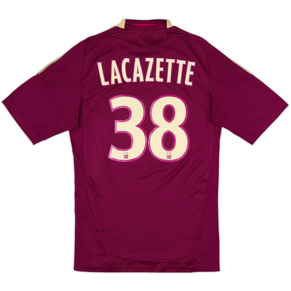 2010-11 Lyon Away Shirt Lacazette #38 - 8/10 - (S)
