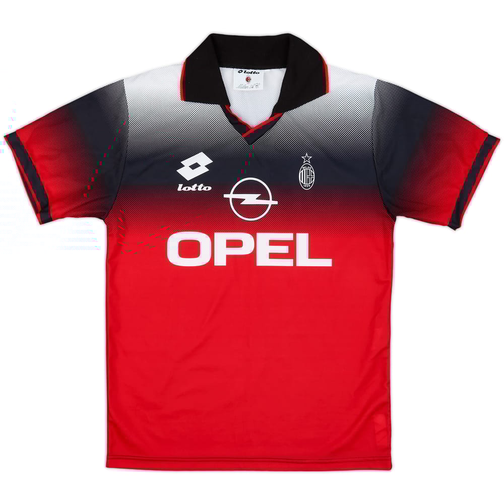 1995-96 AC Milan Lotto Training Shirt - 9/10 - (S)