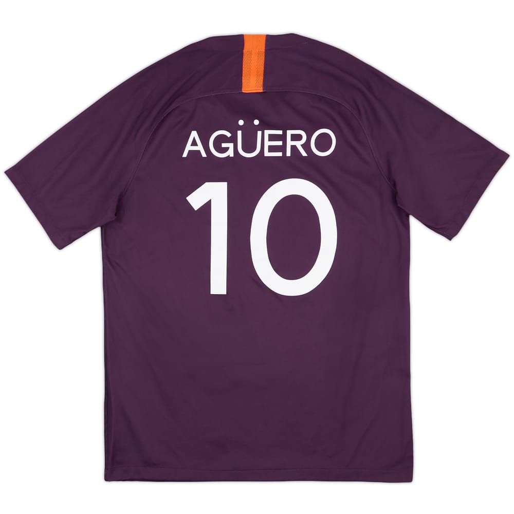 2018-19 Manchester City Third Shirt Aguero #10 - 10/10 - (M)
