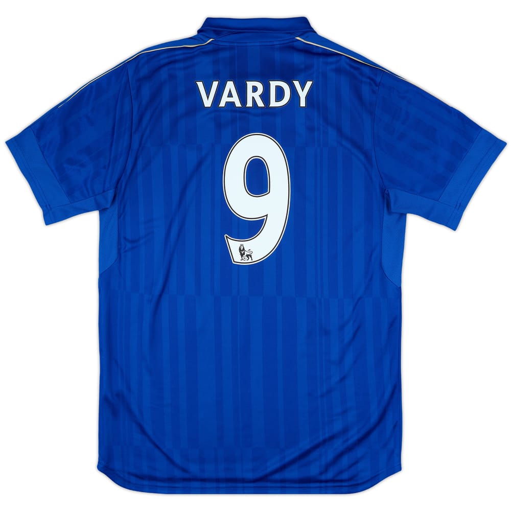 2016-17 Leicester Home Shirt Vardy #9 - 9/10 - (L)