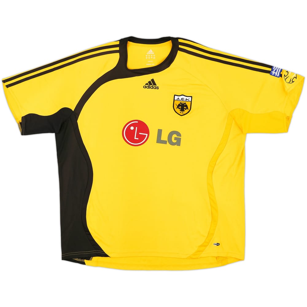 2006-07 AEK Athens Home Shirt - 8/10 - (XXL)