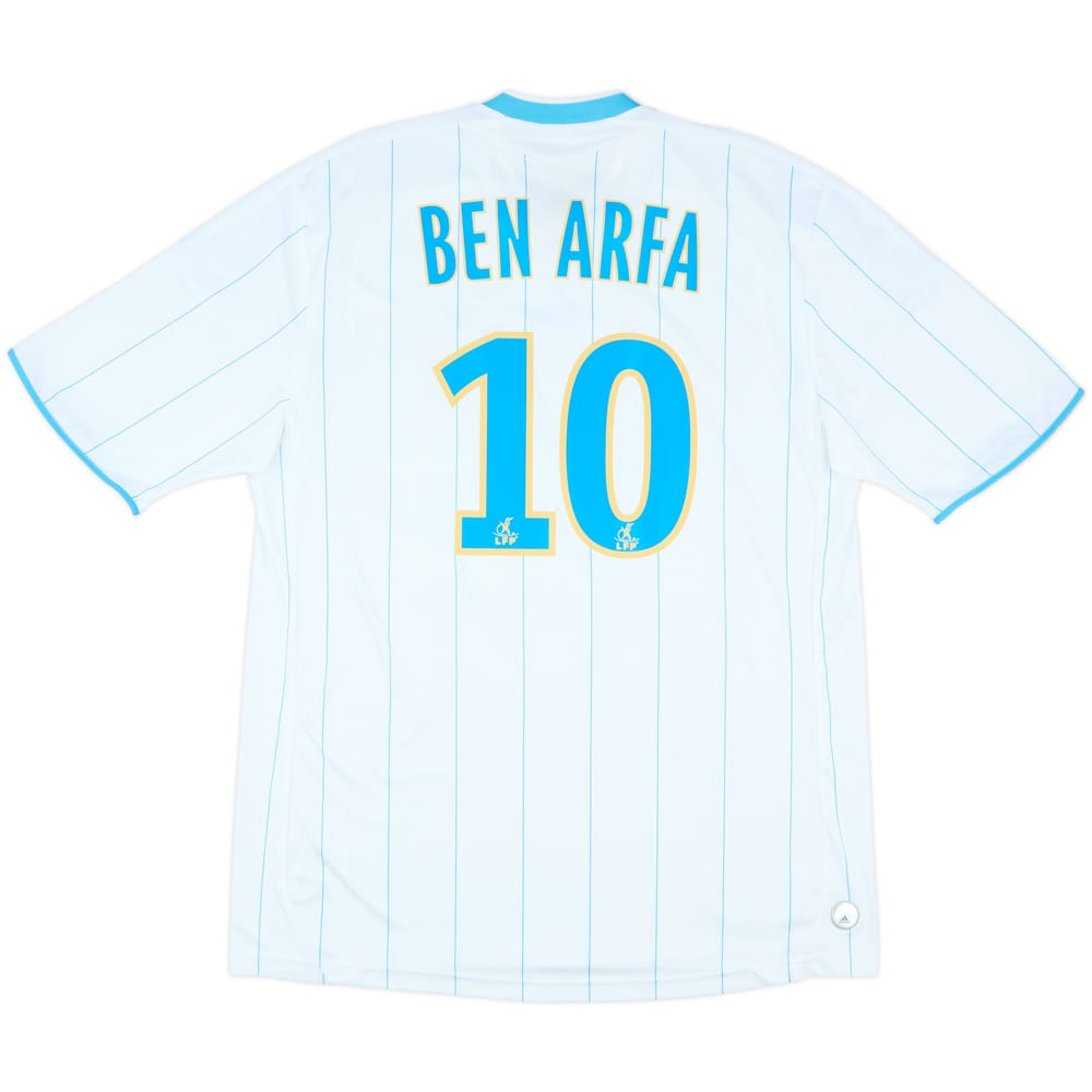 2009-10 Olympique Marseille Home Shirt Ben Arfa #10 - 9/10 - (L)
