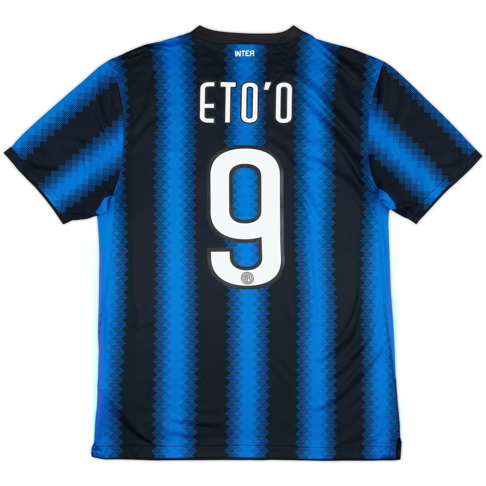 2010-11 Inter Milan Home Shirt Eto'o #9 - 10/10 - (M)