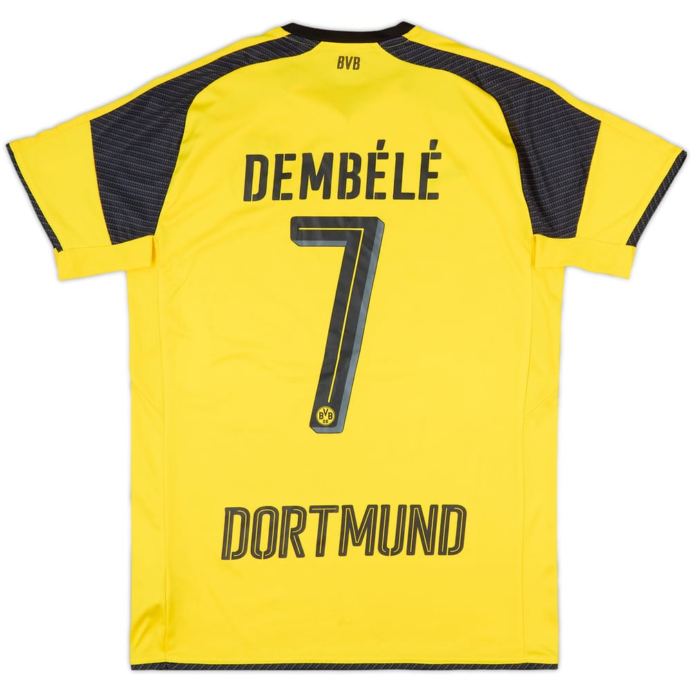 2016-17 Borussia Dortmund Home European Shirt Dembele #7 - 8/10 - (M)