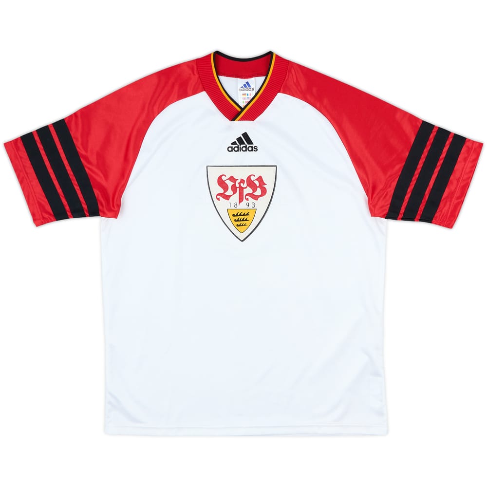 1998-99 Stuttgart adidas Training Shirt - 8/10 - (L.Boys)