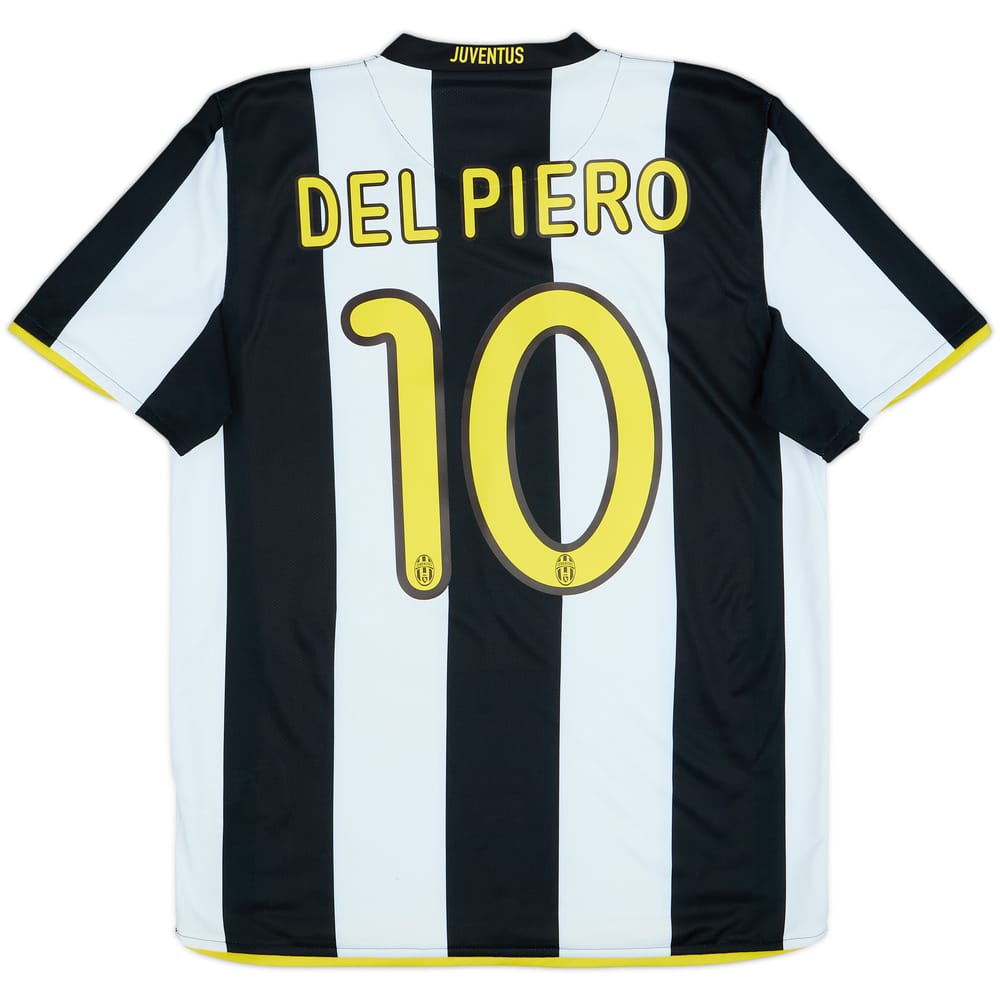 2008-09 Juventus Home Shirt Del Piero #10 - 8/10 - (M)