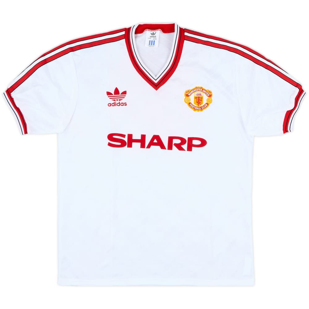 1986-88 Manchester United Away Shirt - 10/10 - (L)