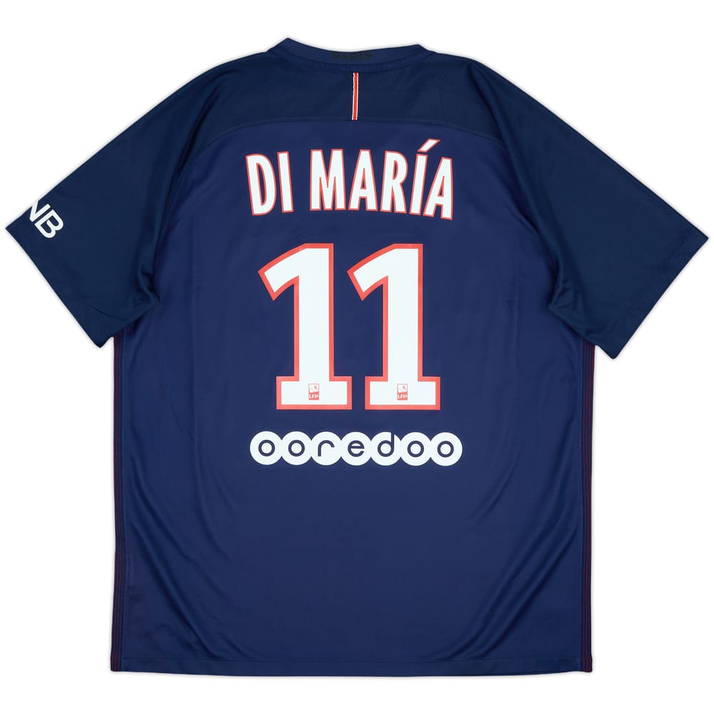 2016-17 Paris Saint-Germain Home Shirt Di Maria #11 - 10/10 - (XL)