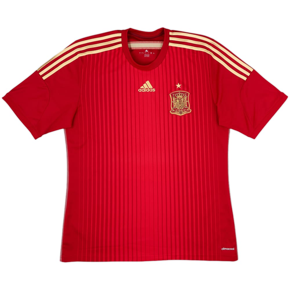 2013-15 Spain Home Shirt - 10/10 - (L)