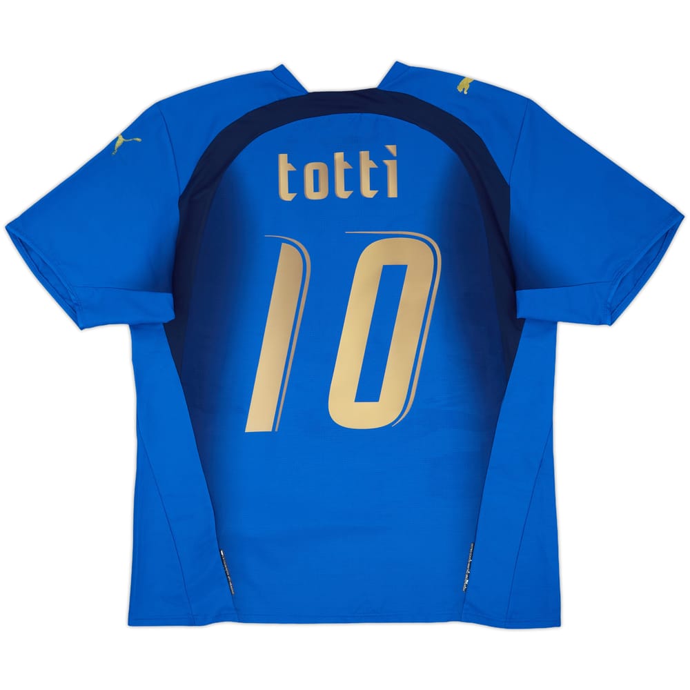 2006 Italy Home Shirt Totti #10 - 7/10 - (L)