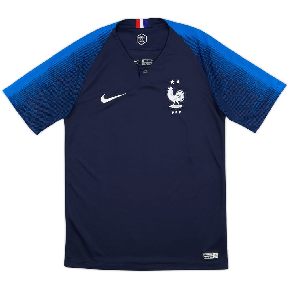 2018 France Home Shirt - 8/10 - (S)