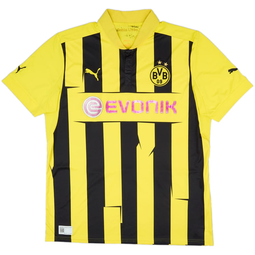 2012-13 Borussia Dortmund European Home Shirt - 4/10 - (L)