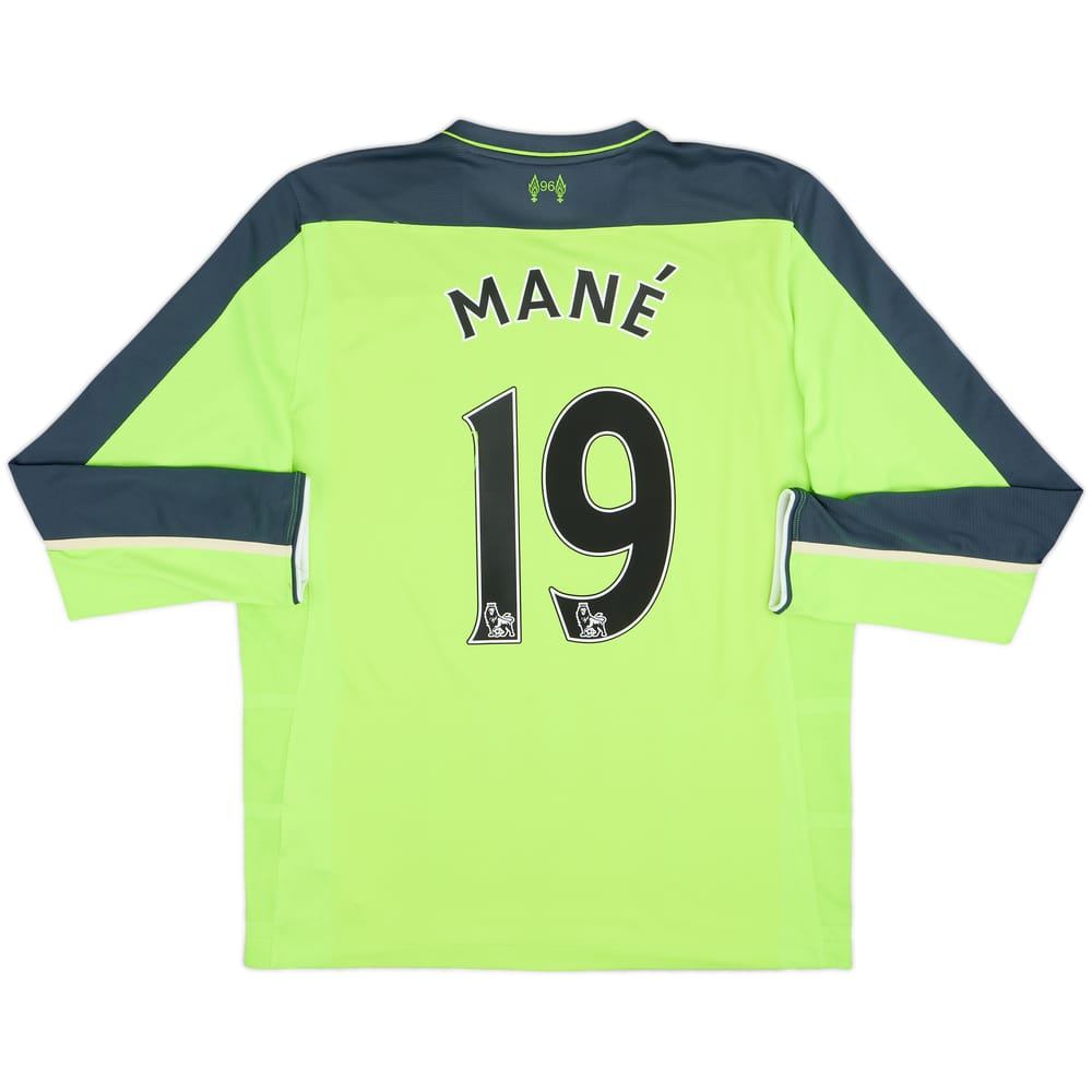 2016-17 Liverpool Third L/S Shirt Mane #19 - 7/10 - (L)