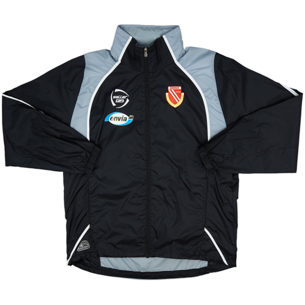 2006-07 Energie Cottbus Player Issue Saller Hooded Rain Jacket - 8/10 - (L)