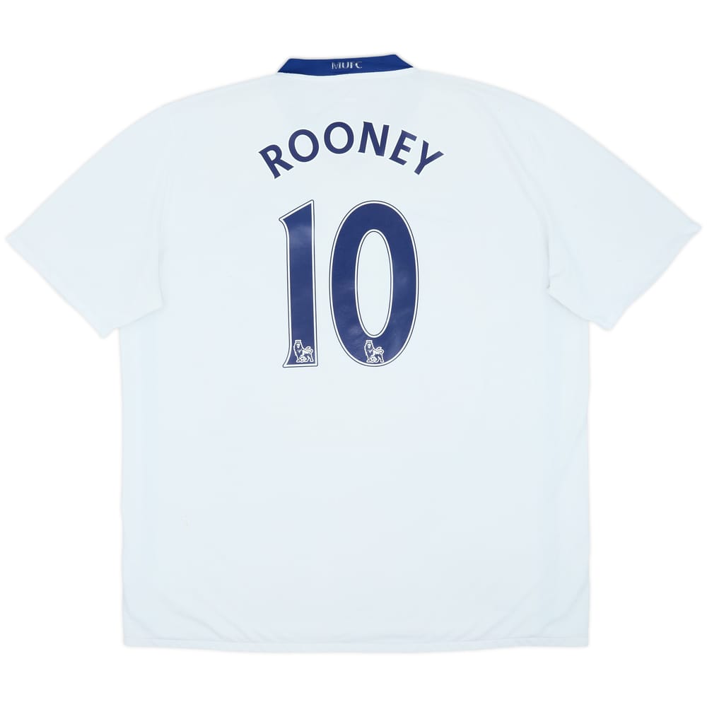 2008-10 Manchester United Away Shirt Rooney #10 - 4/10 - (XXL)