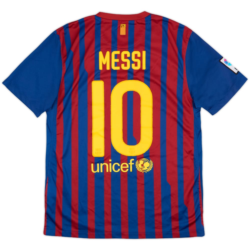 2011-12 Barcelona Home Shirt Messi #10 - 7/10 - (M)
