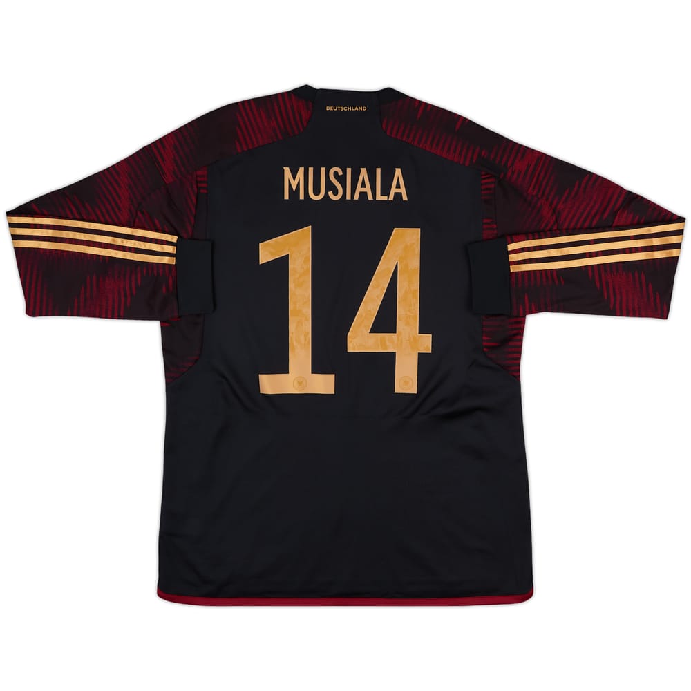 2022-23 Germany Away L/S Shirt Musiala #14 - 10/10 - (L)