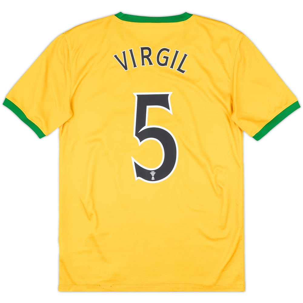 2013-14 Celtic Away Shirt Virgil #5 - 6/10 - (S)