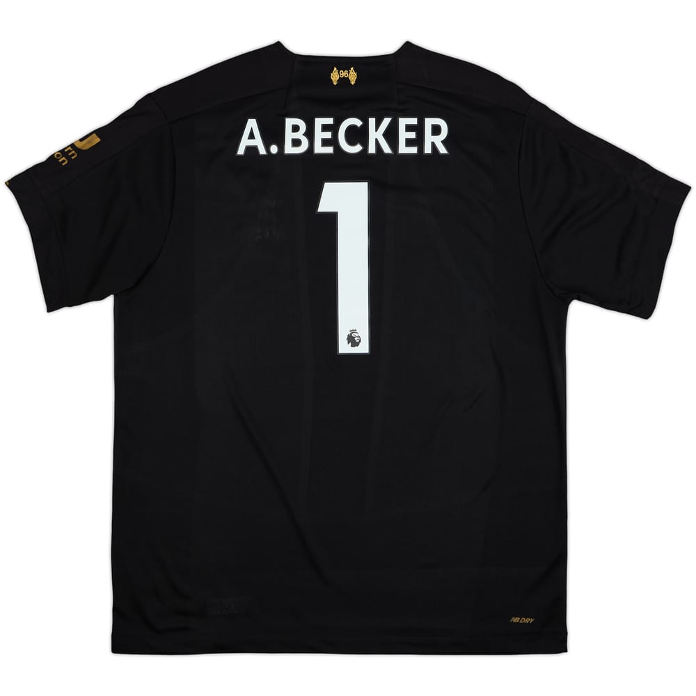 2019-20 Liverpool GK S/S Shirt A.Becker #1 - 7/10 - (3XL)