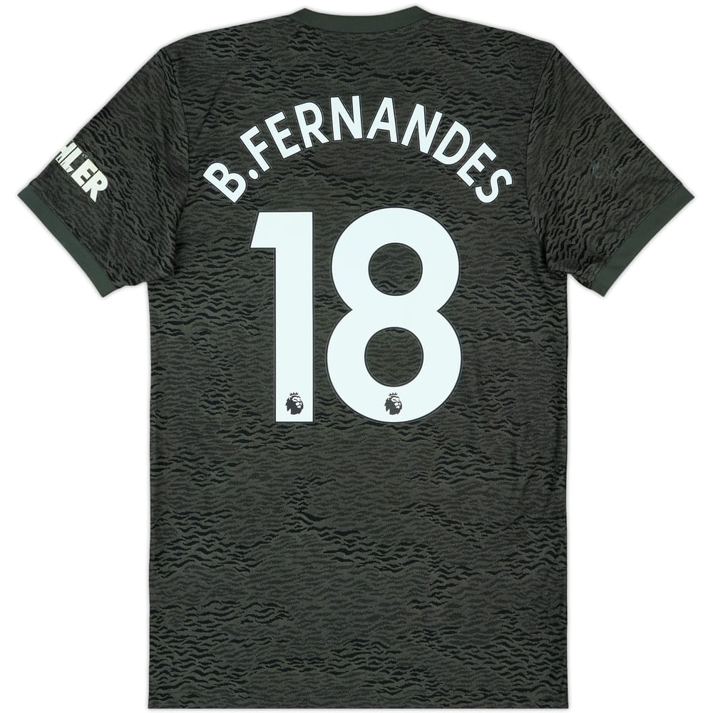 2020-21 Manchester United Away Shirt B.Fernandes #18 - 6/10 - (S)