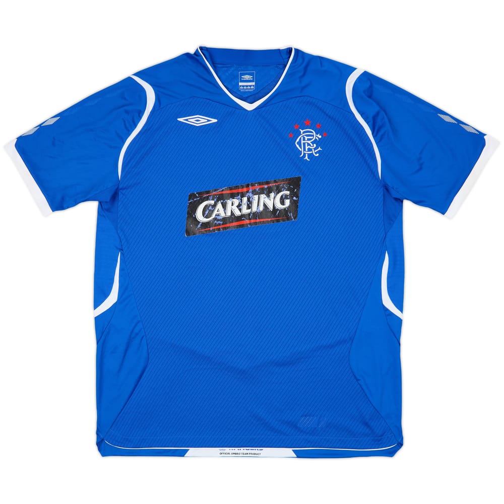 2008-09 Rangers Home Shirt - 5/10 - (XL)