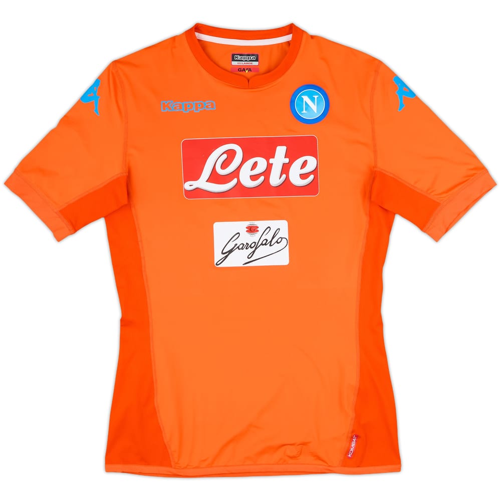 2017-18 Napoli European GK Shirt - 9/10 - (XXL)