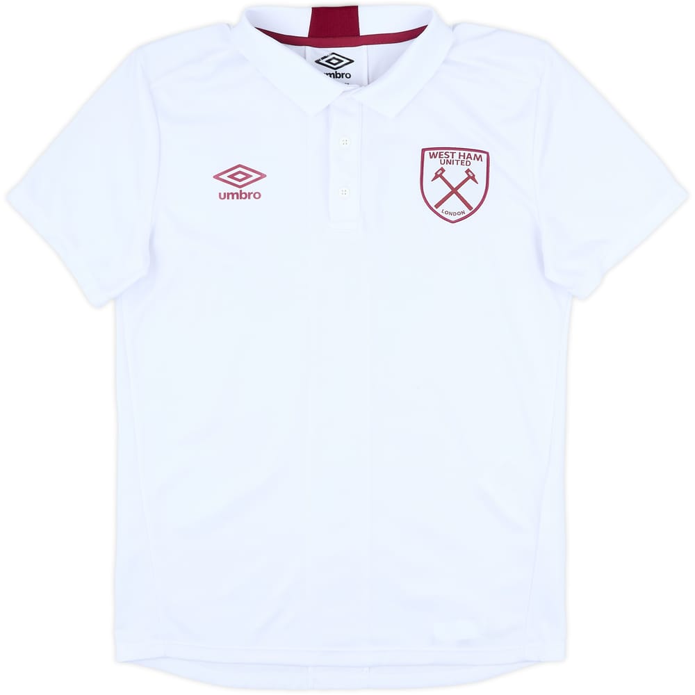 2021-22 West Ham Umbro Polo Shirt - 9/10 - (S)