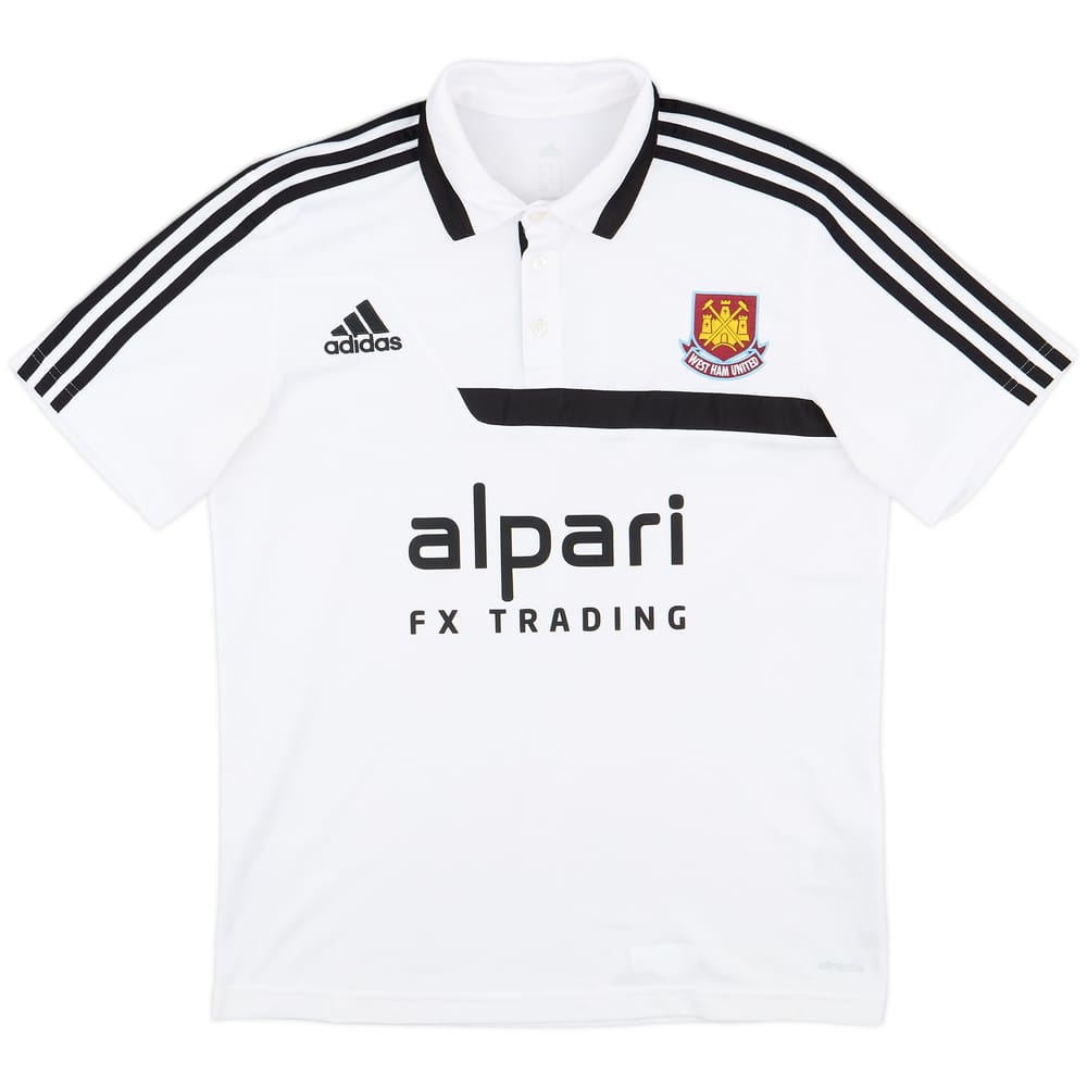 2013-14 West Ham United adidas Polo Shirt - 10/10 - (M)