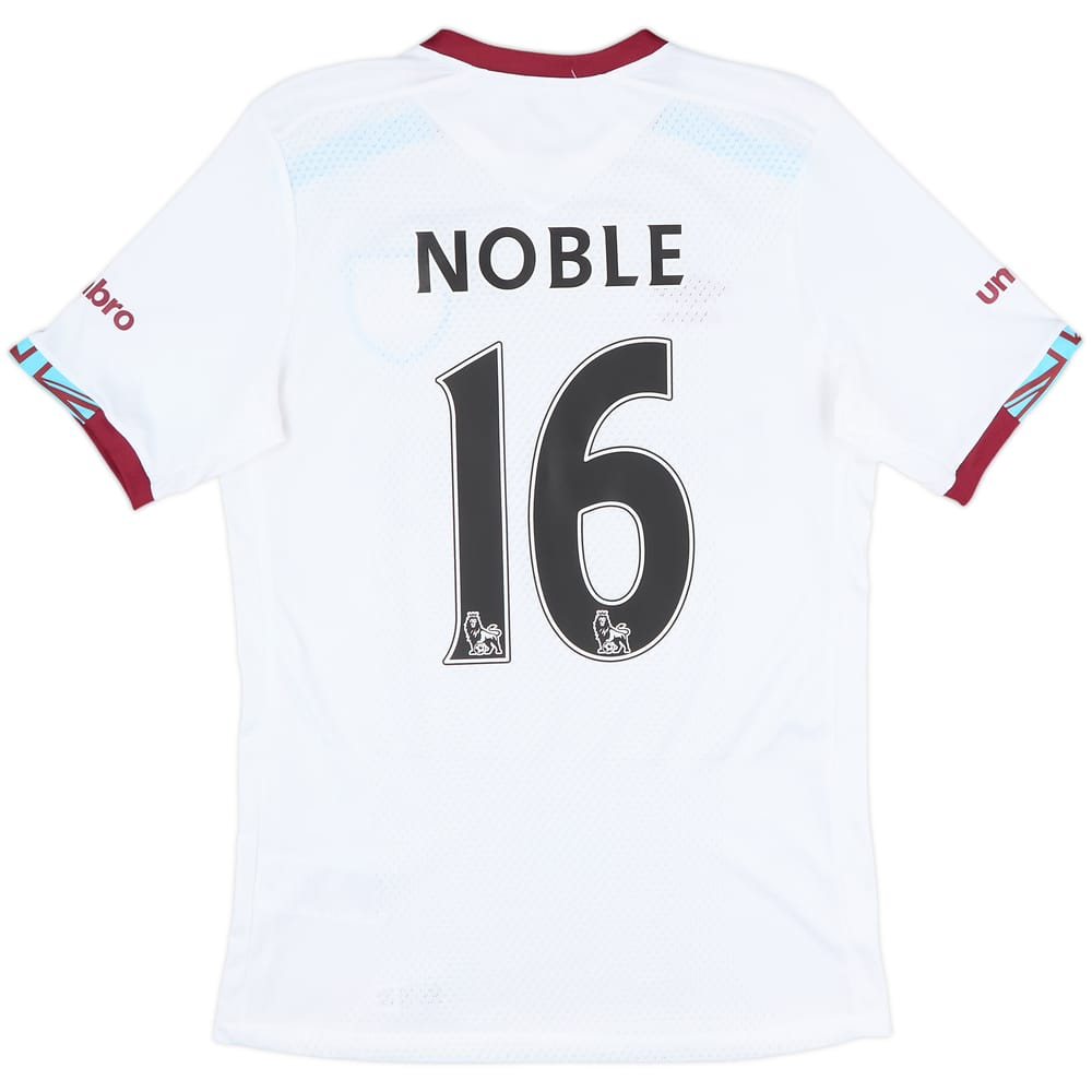 2016-17 West Ham Away Shirt Noble #16 - 9/10 - (S)