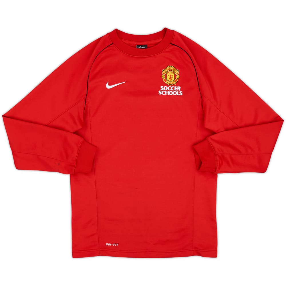 2013-14 Manchester United Nike Soccer School Sweat Top - 7/10 - (S)